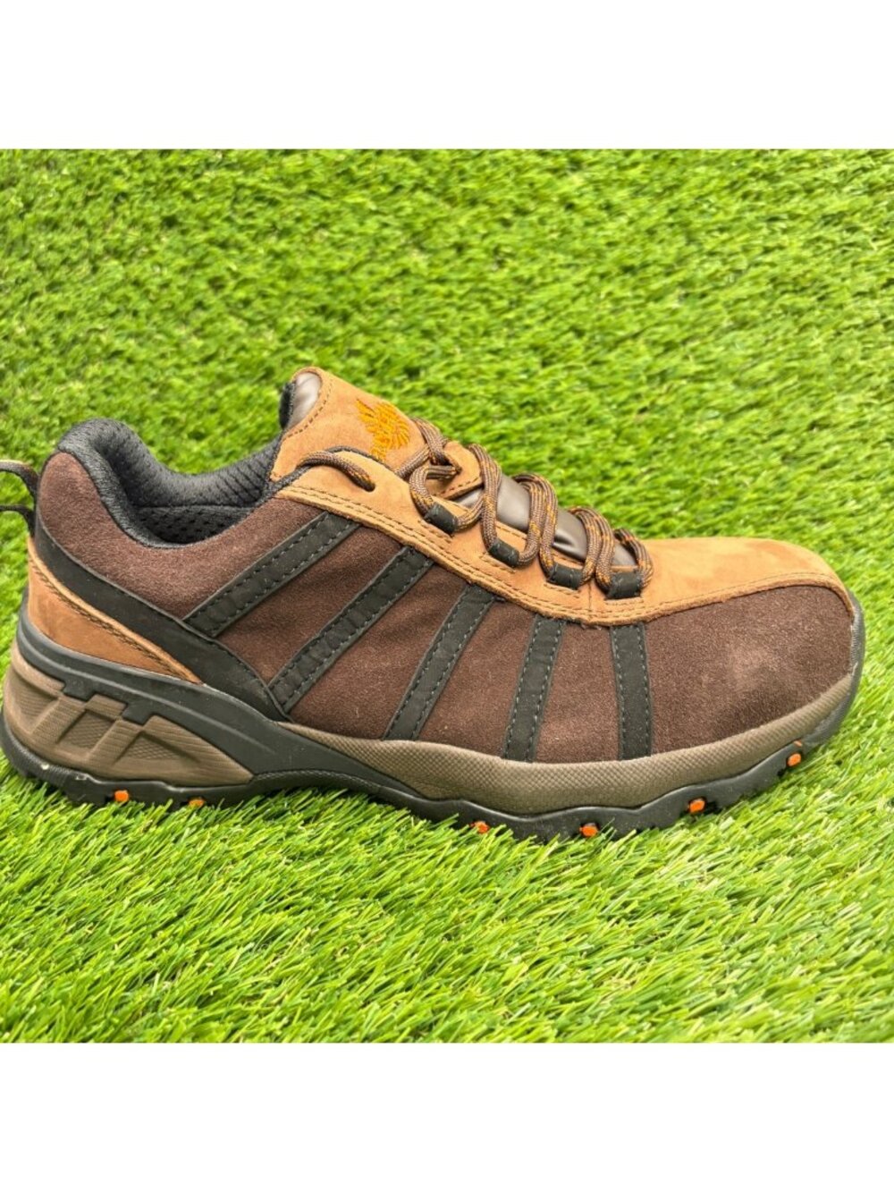 Nautilus Footwear N1708 Mens Size 8 Brown Black Composite Toe Safety Work Shoes